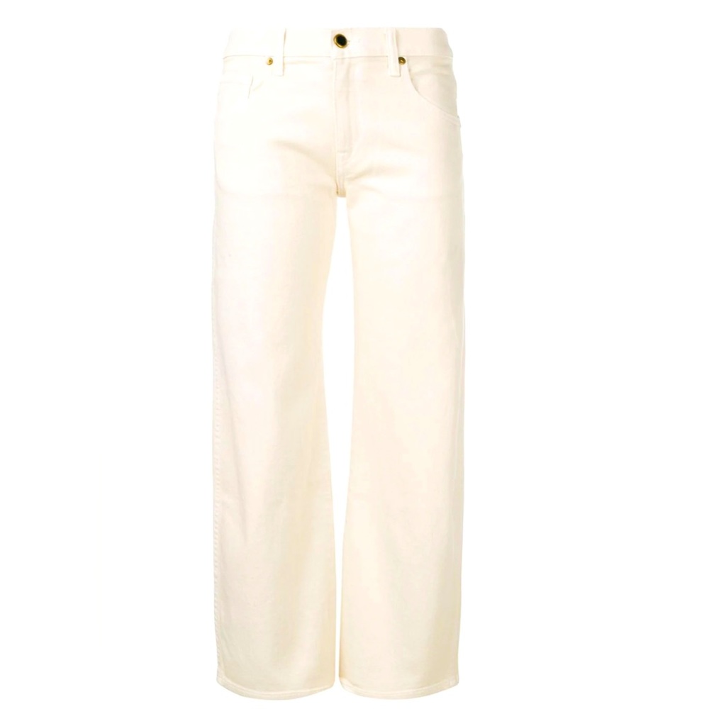 KHAITE Kerrie Jean in Ivory Size 25
